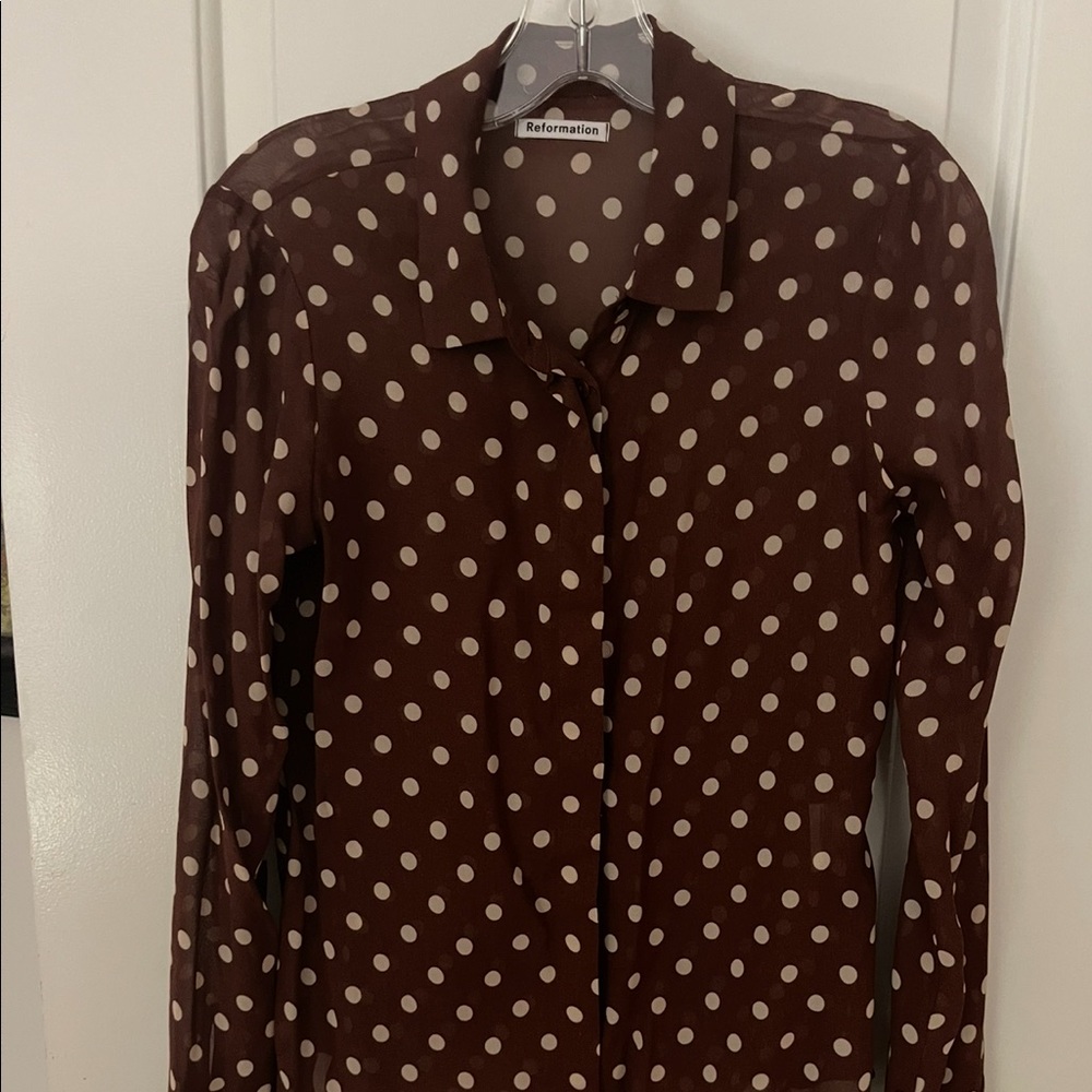 Reformation shirt size XS